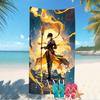Customizable Personalized Beach Towels Genshin Impact Characters Themed designs.Suitable for the Beach, Yoga, Sports;ideal As Beach Accessories
