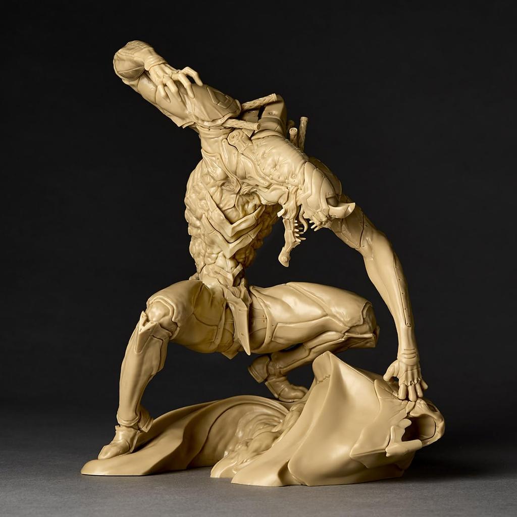 Kaiyodo Artpla ARTPLA SCULPTURE WORKS Evangelion Unit 2 Beast 2nd Form The Beast Geofront Blood Battle Beige Color Height 170mm Unpainted Plastic