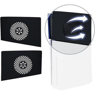 Πρόσοψεις με Αεραγωγό Ψύξης για Κονσόλες PS5 Slim Έκδοση με Δίσκο / Ψηφιακή Έκδοση, Πλαστικό Ανταλλακτικό Κάλυμμα Δέρμα Πλάκα