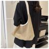 Popular Hand-Held Woven Bag Fashionable Stylish Beach Straw Bag Large Capacity Vintage Woven One Shoulder Tote Bag Beach Travel