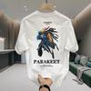 Men's Printed Summer T-shirt, Casual, Breathable and Comfortable 100% Pure Cotton T-shirt, Hip-hop Streetwear
