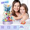 Flower Bouquet Building Kit for Adults, 630 PCS Butterfly Flowers Mini Bricks Building Blocks Bonsai Sets Botanical Collection Home Decor Birthday