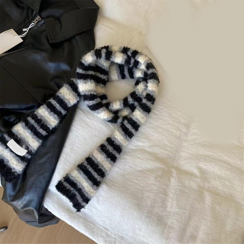 Knit Scarf for Women Long Skinny Belt Necktie Neck Scarf Girls Photo Props Long Neckerchief Skinny Scarf Necktie