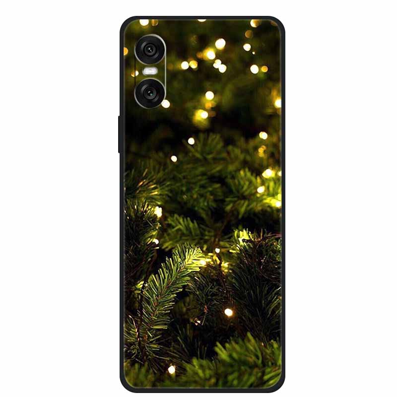 Christmas Phone Cases For Sony Xperia 10 VI 5G Case Soft TPU Silicone Santa Santa Claus Cover For Xperia 10VI Cover Bumper Funda