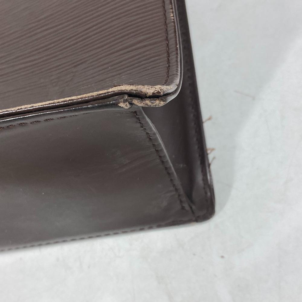 Louis Vuitton M5908D Epi Sac Plat Tote Bag Vertical Hand Bag Leather mocha Brown