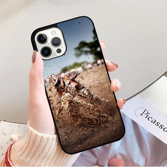 Moto Cross motorcycle sports Phone Case For iPhone 17 Air 16 15 14 13 12 Pro Max Plus Max Cover Shell