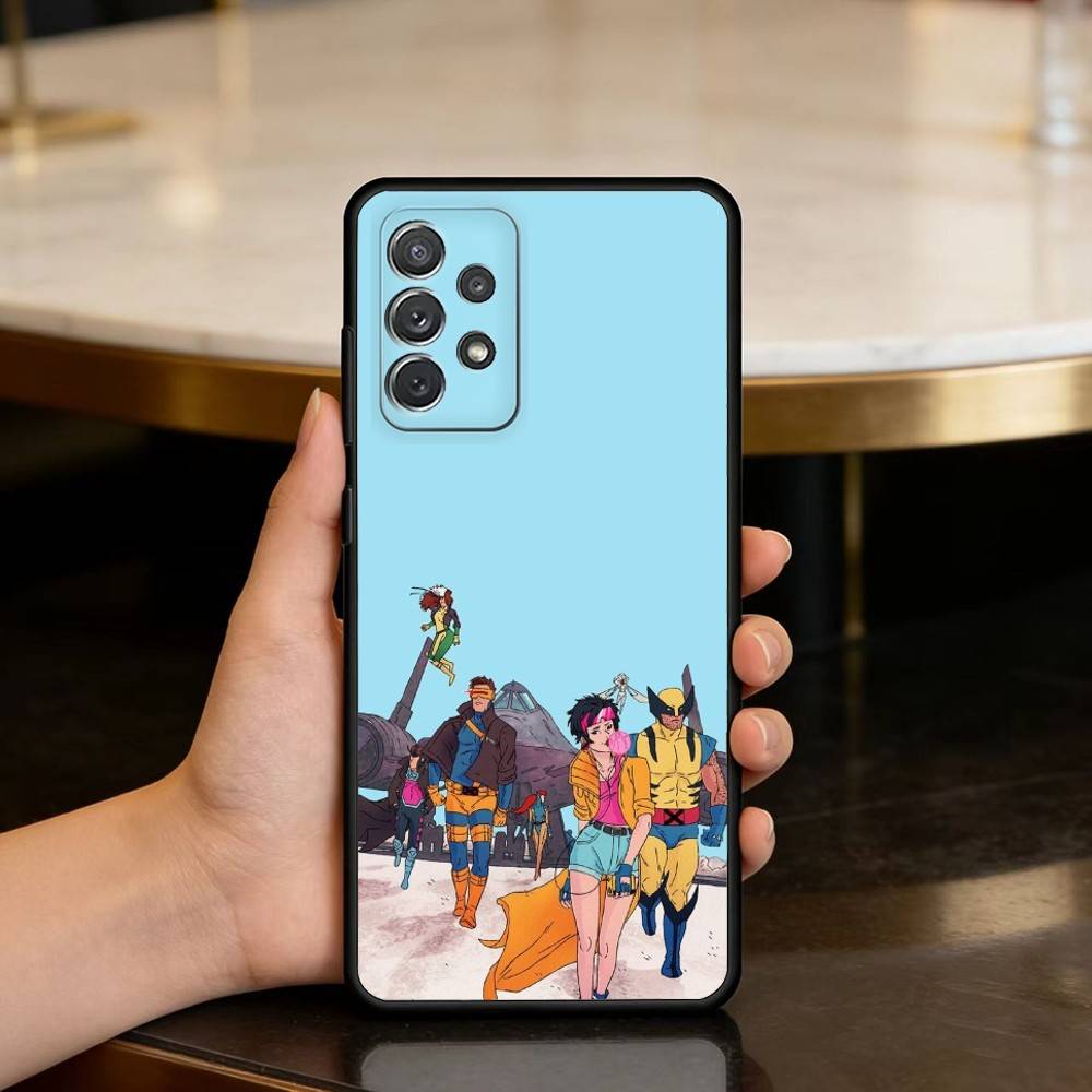 Cool I-Invincible Art Soft Silicone Black Cover Phone Case For Samsung Galaxy A73,A72,A71,A70,A53,A52,A51