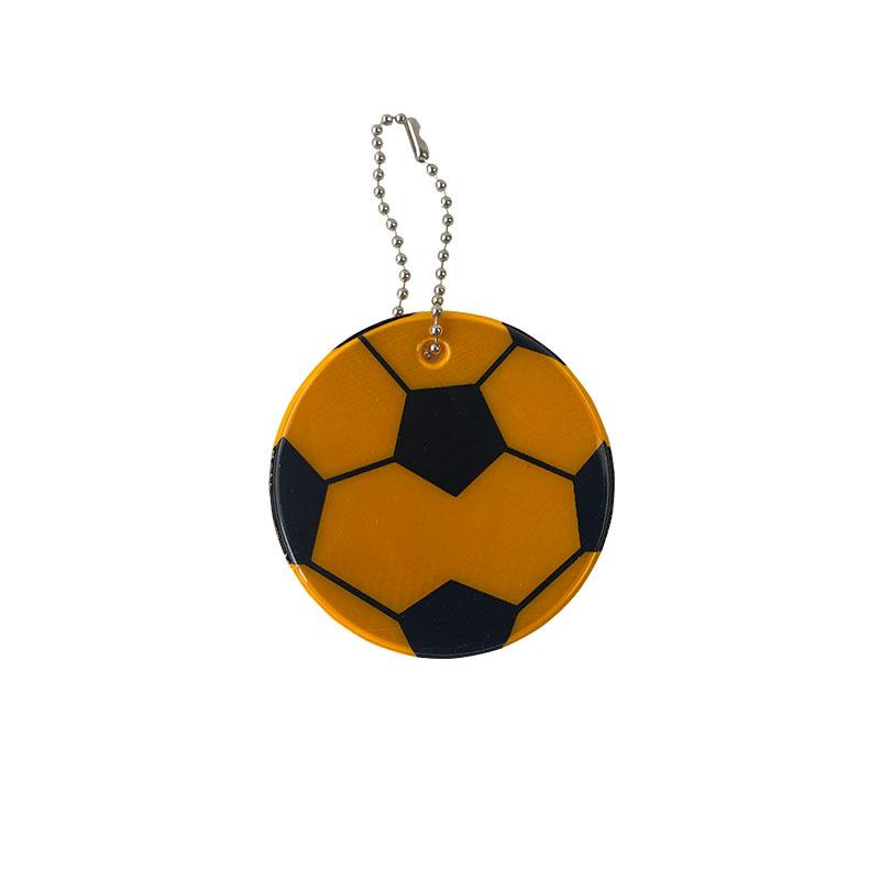 2Pcs Color Music  Safety Reflector Reflective Keychains Car Keyrings Charm Bag Accessories for Jacket BackPack Strollers Wheelchairs