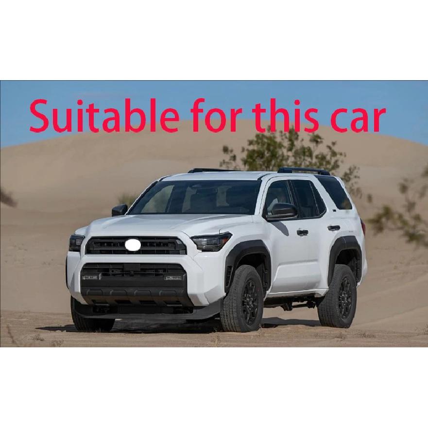 For Toyota 4Runner 2025 2026 Car Accessories ABS Chrome Door Side Mirror Cover Trim Rear View Cap Overlay Molding Garnish