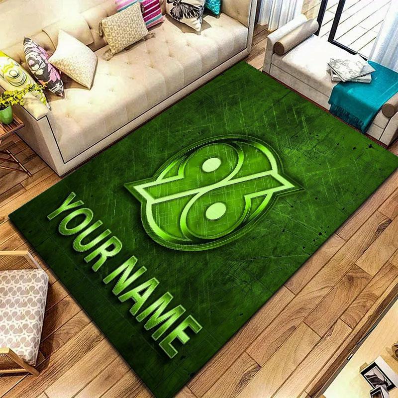 Hannover 96 Custom Name Carpet Rug for Living Room Bedroom Home Sofa Decoration,Kids play Non-slip Floor Mat