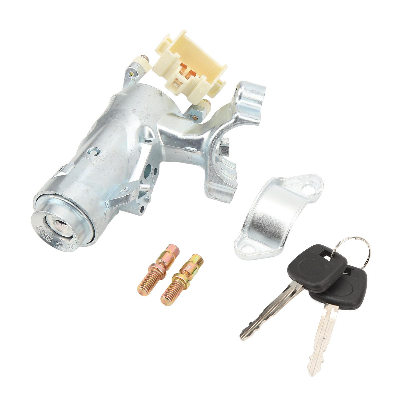 

Ignition Switch Assembly Metal Alloy 45020‑12‑11 with 2 Keys Replacement for COROLLA RAV4