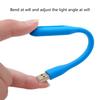 2 PCS Portable LED Keyboard Lights Flexible USB LED Light Eye-Protection Reading Lamp for Power Bank PC Notebook Laptop