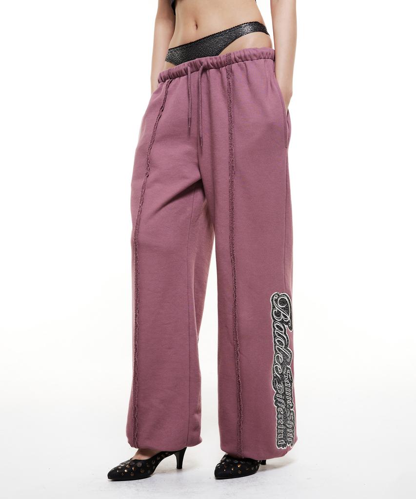 BADEE Layered Sweatpants Dusty Pink