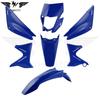 Motorcycle Full Set Body Plastic Covers Head Light Cover Mudguard Side Panels Tank Protecter Black Blue White For Yahama XTZ 125