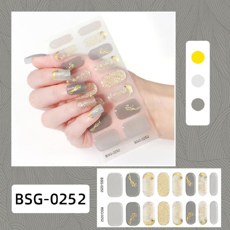 Semi-Cured Gel Nagellackstreifen Gel Nägel Vollständige Wraps Streifen Gel Nagelaufkleber