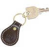 Porco Rosso Leather Keychain, Car/Motorcycle Key Ring, Small Carabiner, Compact, Teardrop Design, Genuine Tochigi Leather, Made in Japan, Men's/Women'
