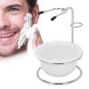 Shaving Stand Bowl Set Professional Shaving Soap Bowl Razor Brush Holder Safety Stand Kit for Men