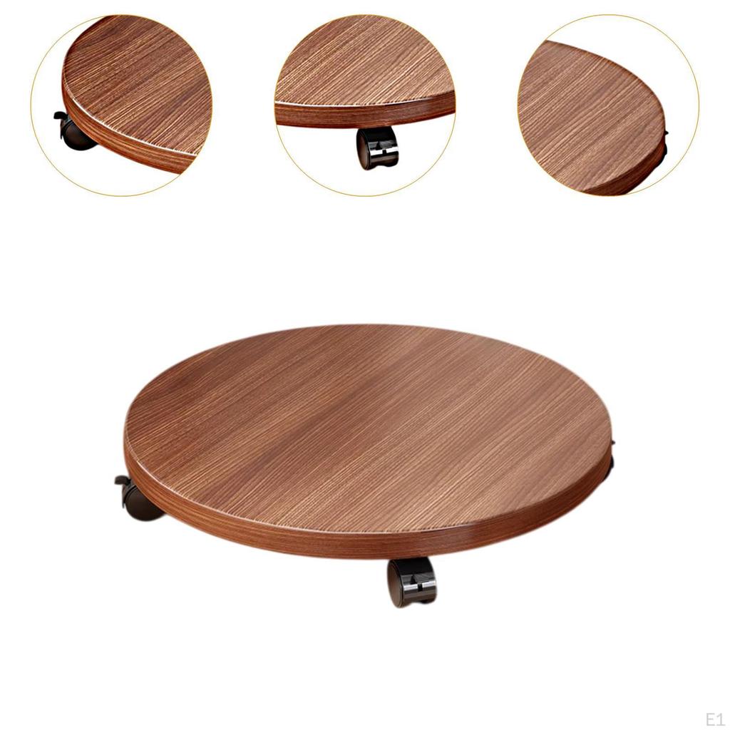 Plant Carriage Roller Support with ° Lockable Rollers for Patio Garden