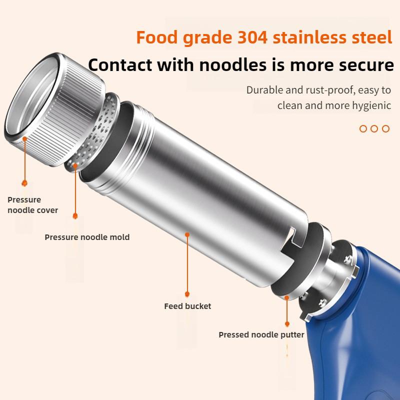 Multifunctional Noodle Squeezing Gun Household Handheld Electric Noodle Machine Automatic Small Noodle Press Machine