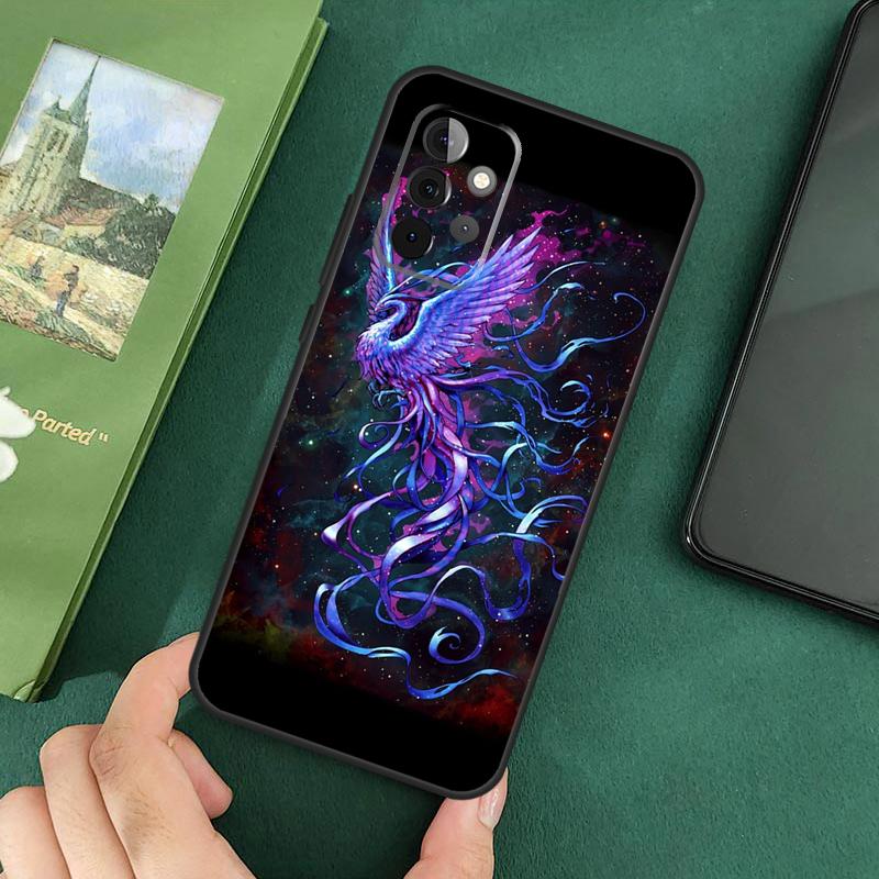 Phoenix Bird Case For Samsung Galaxy A54 A12 A22 A32 A52 A72 A52S A14 A70 A51 A71 A33 A53 A73 Cover