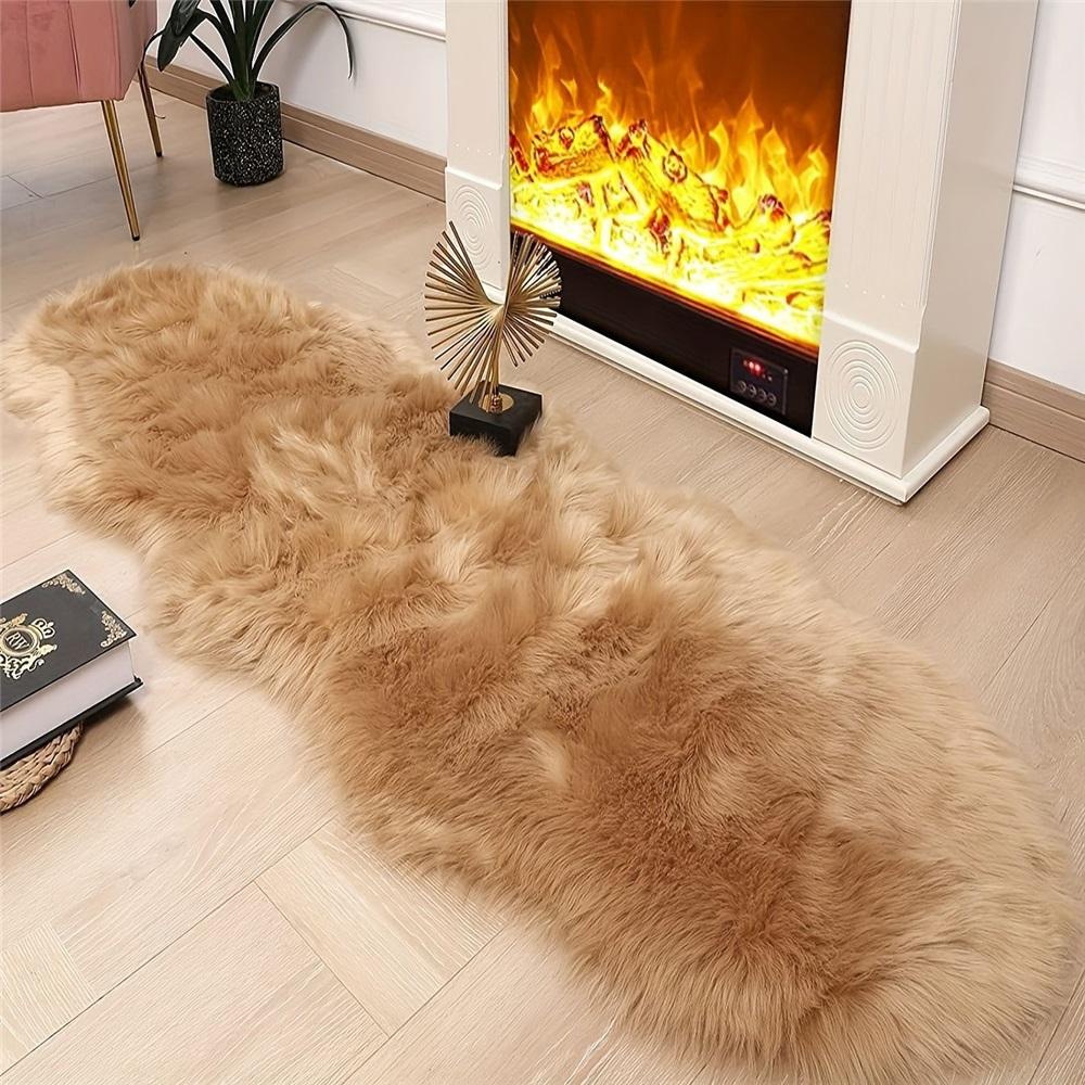 

Household Imitation Wool Leather Sofa Rug 60*90CM жовтий