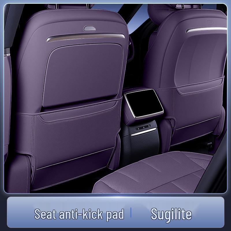 Deep Blue L06 Kick Mats & Seat Back Protectors: Accessory Set for Car Interior