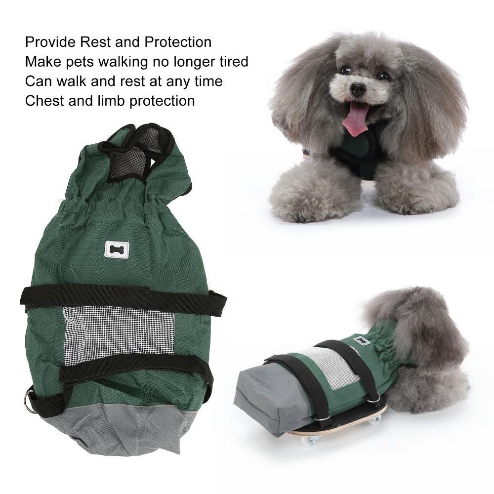 Adjustable Strap Disabled Pet Scooter Pet Hind Leg Support Sled Hind Limb Paralysis Dog S