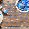 450pcs/bag Hanukkah Theme Star Confetti for Chanukah Party Home Table Decoration Supplies Wedding Birthday Party DIY Gift Crafts