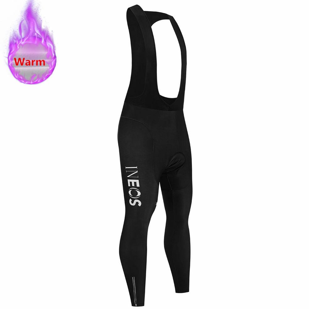 Ineos Team Winter Long Sleeve Thermal Fleece Cycling Jersey Set Bib Pants Ropa Ciclismo Bicycle Clothing MTB Bike Jersey Uniform