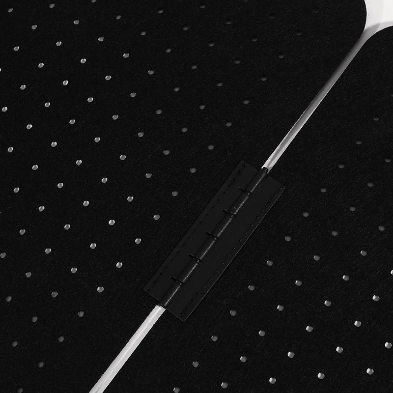 Felt Jewelry Hanging Enamel Lapel Pin Display Board Wall Mounted Badge Collection Holder Organizer with Slots for Necklace Earrings