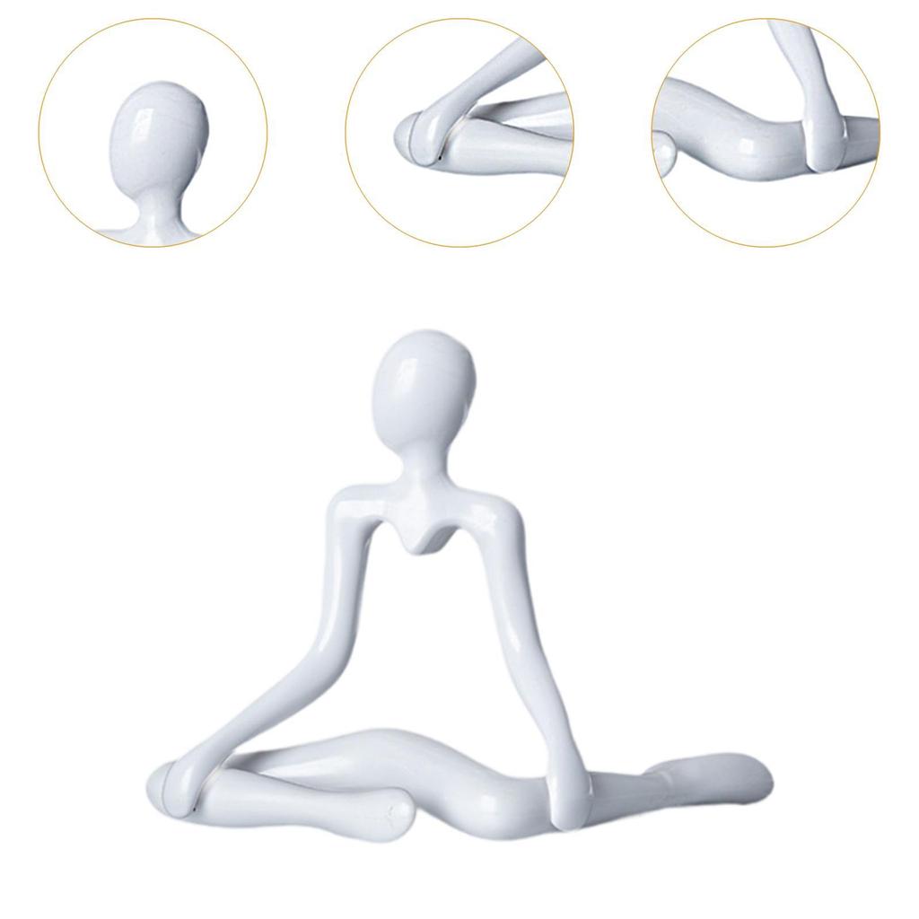 Thinker Statue Unique Art Crafts Collectible Desktop Ornament Decorative Figurine for Desk Shelf Bookshelf Dining Table Bedroom