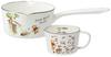 Skater Enamel Double-Spout Milk Pan, 15cm, 1.2L, Disney Winnie the Pooh Design, ENMP1-A