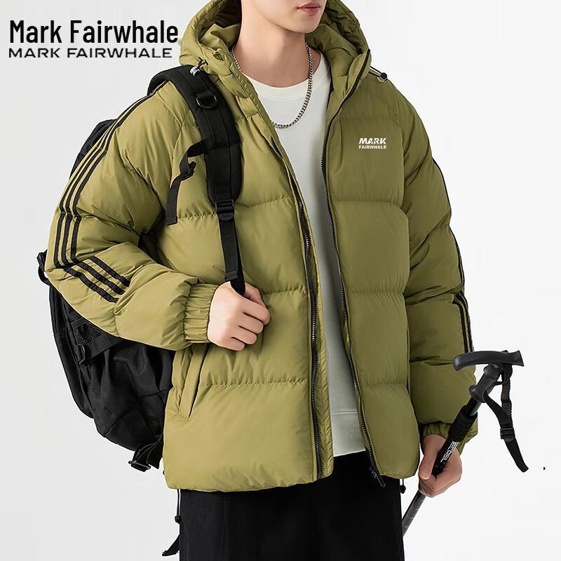 Mark Fairwhale Men's Winter Hooded Puffer Jacket