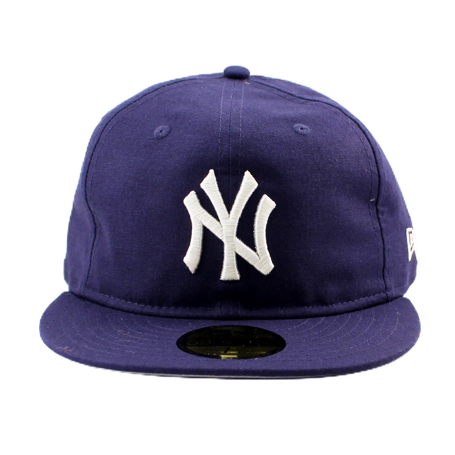

[New Era] 7-58 (приблизительно. 60,6 см) Кепка 59FIFTY New York Yankees MLB ХЛОПОК ЛЁН КЕПКА С ПОДГОНКОЙ ТЁМНО-СИНЯЯ NEW YORK YANKEES NY 5950 Шляпа