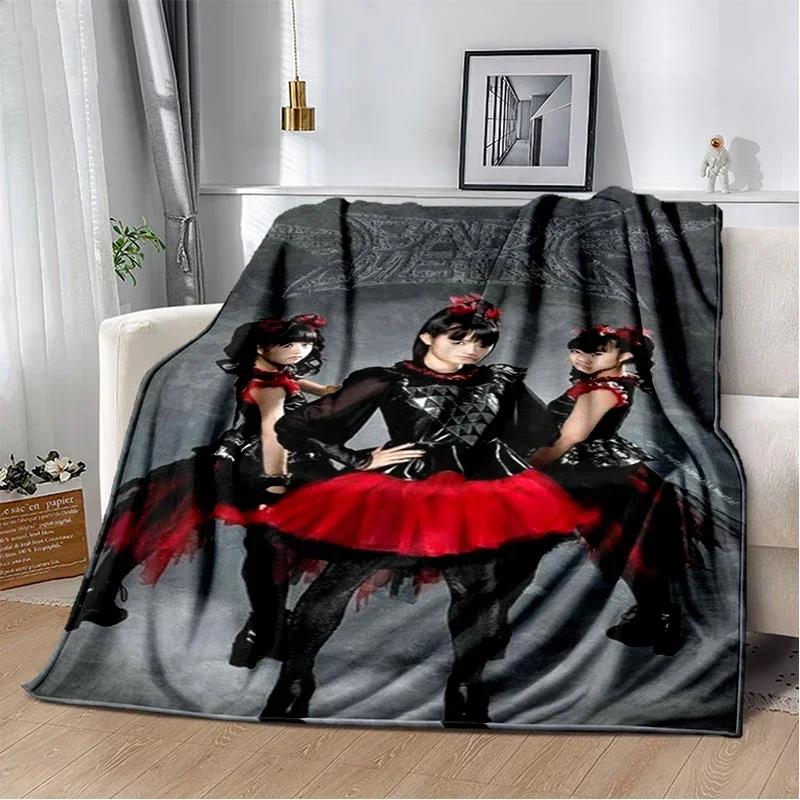 Ciepły drukowany koc Babymetal, koc do biura i salonu, flanelowy koc domowy, koc wielofunkcyjny