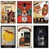 FJ Beer Brand Posters Vintage Metal Tin Signs Wall Decors Rust Shabby Signs for Bar Club Pub Garage Kitchen