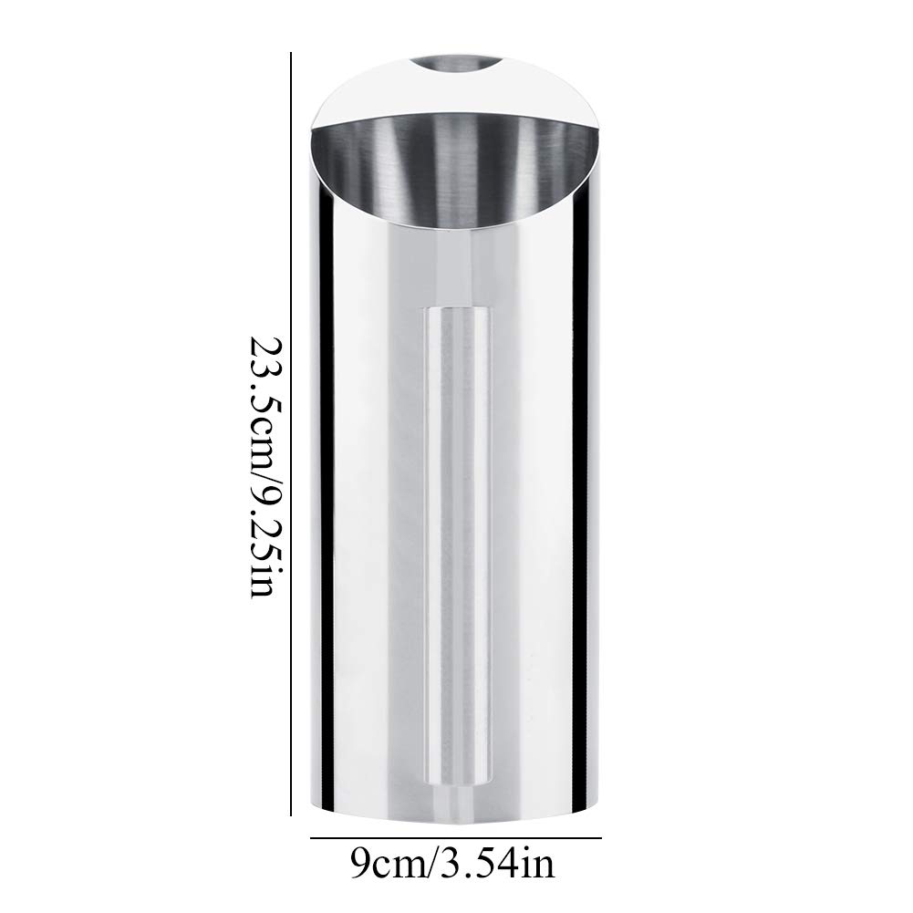 Wasserkrug aus Edelstahl mit Eisbehälter, Kaltgetränkekrug, Kaltgetränkebeutel, Serviergeschirr für Zuhause und Hotel (1L)