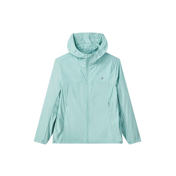 

FILA Fleece Hooded Logo Jacket Men Jacket Gray-Green F11M132751F-TQ M