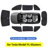 Sunshade For Tesla Model Y L YL 2026 6 Seaters Privacy Side Window Sun Shade Windshield Sunroof Blind Shading for Camping Rest