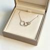 Elegant Three-Ring Necklace for Women - Versatile High-End Clavicle Choker, Perfect Gift for Best Friend or Girlfriend