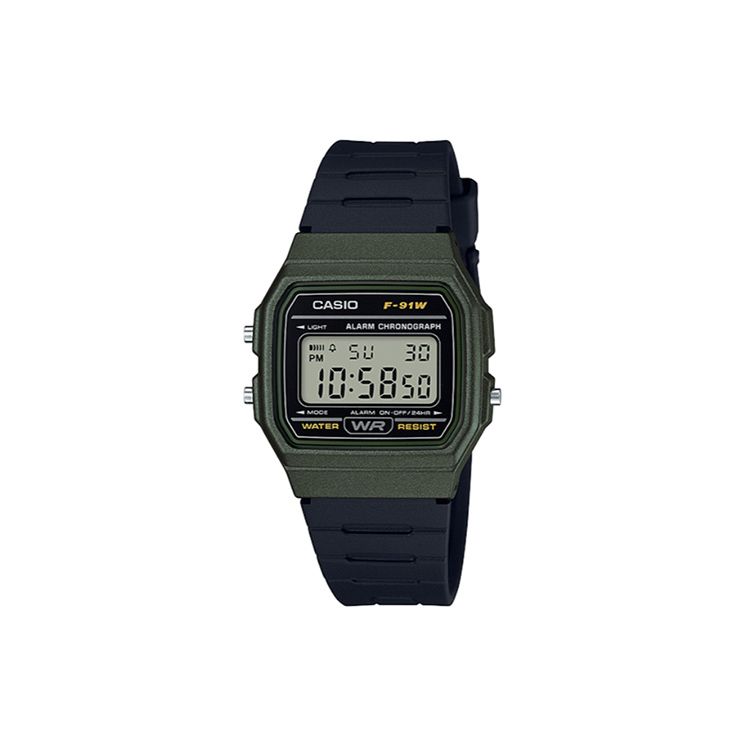 Casio Youth Series Silicone Square Classic Retro Waterproof Digital Display Quartz Watch Men watches Black F-91WM-3A