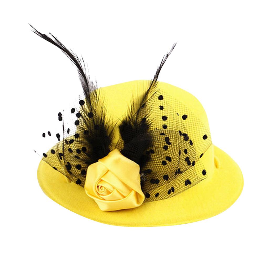 Dog Puppy Hat Headband Hat Headwear Pet Hat Fashion Decoration Top Hats Gentleman Fedora Dog Cap For Christmas Party