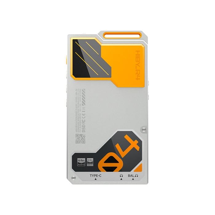 HiByMusic Digitaler Audio-Player R4 Android 12 DAP Bluetooth [ ] 5.0 (Orange)