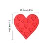 Diy Heart Shape Silicone Keychain Mold Jewelry Hanging Pendant Resin Mould