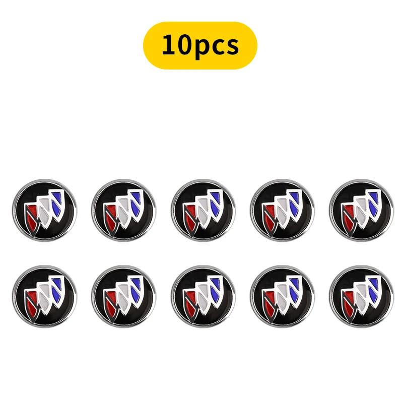 14mm Car Key Sticker Logo 3D Metal Emblem Car Accessories For Buick Century Excelle XT Verano Encore enclave Park Avenue GL8 GL6