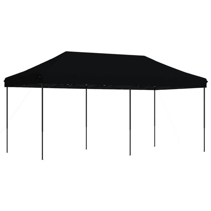 VidaXL Collapsible Pop-Up Party Tent Black 580x292x315 Cm, Tent, Awning Tent, Gazebo Awning, Gazebo Tent, 4004942