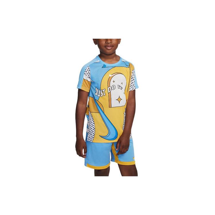 Nike Kids T Shirts Crew Neck Moderate DQ8958-412