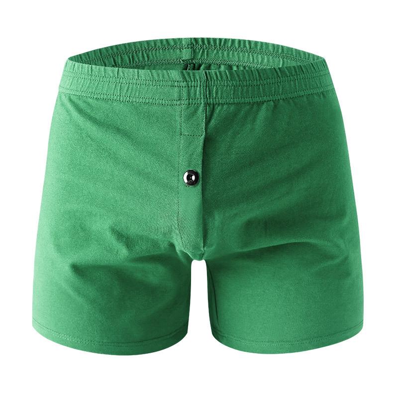 

Loose Men s Underwear Flat Four Corner Shorts Sexy High Waisted Breathable Men s Summer Plus Size Shorts 2XL grass зелений колір