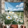 Flower Sky Theme Digital Printing Polyester Wall Tapestry Suitable for Use In Living Rooms Bedrooms Offices Bars and Party