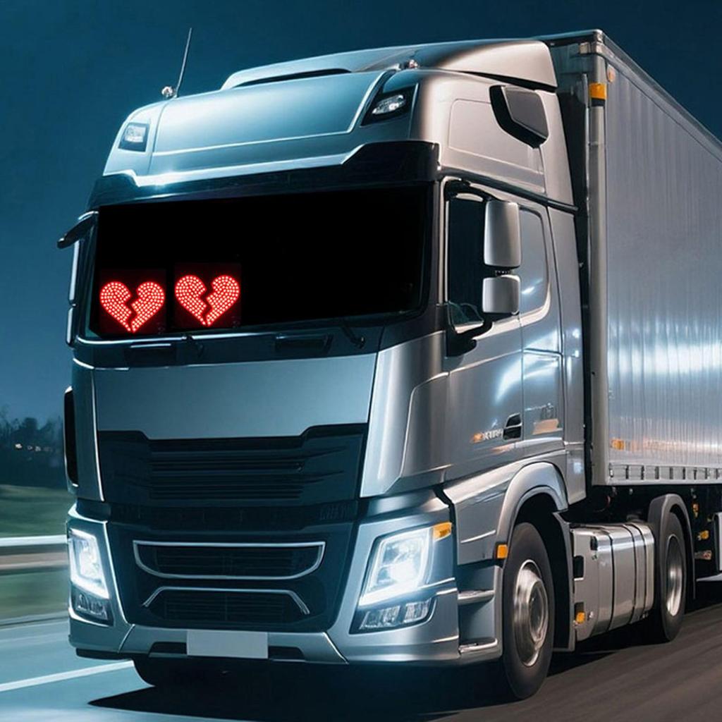 Auto Heckscheibenlicht Liebesherzform Autodekoration Auto Innenraum Atmosphärenlichter Für SUV Wohnmobil Limousine LKW Minivan Van